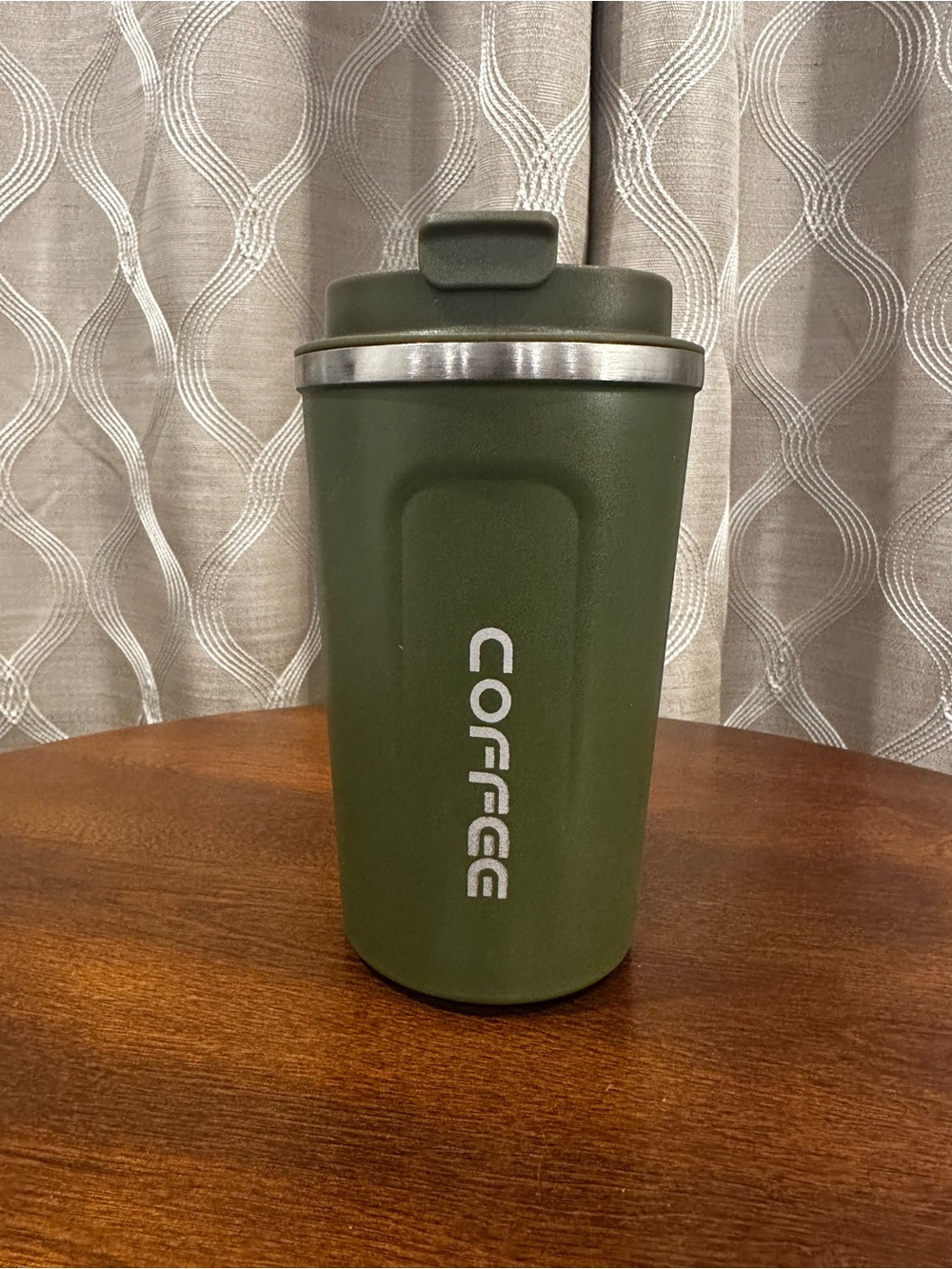 Olive Green Insulated Travel Mug